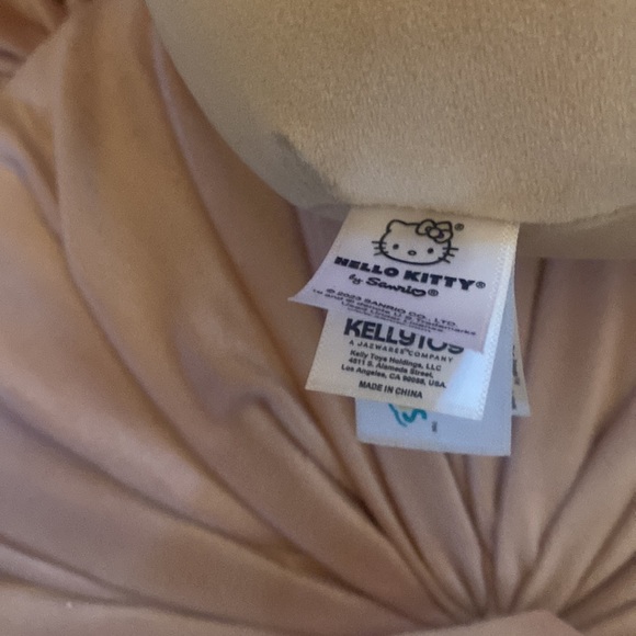 Squishmallow Sanrio Kellytoy  Plush Hello Kitty 6” Gingerbread - Picture 3 of 5